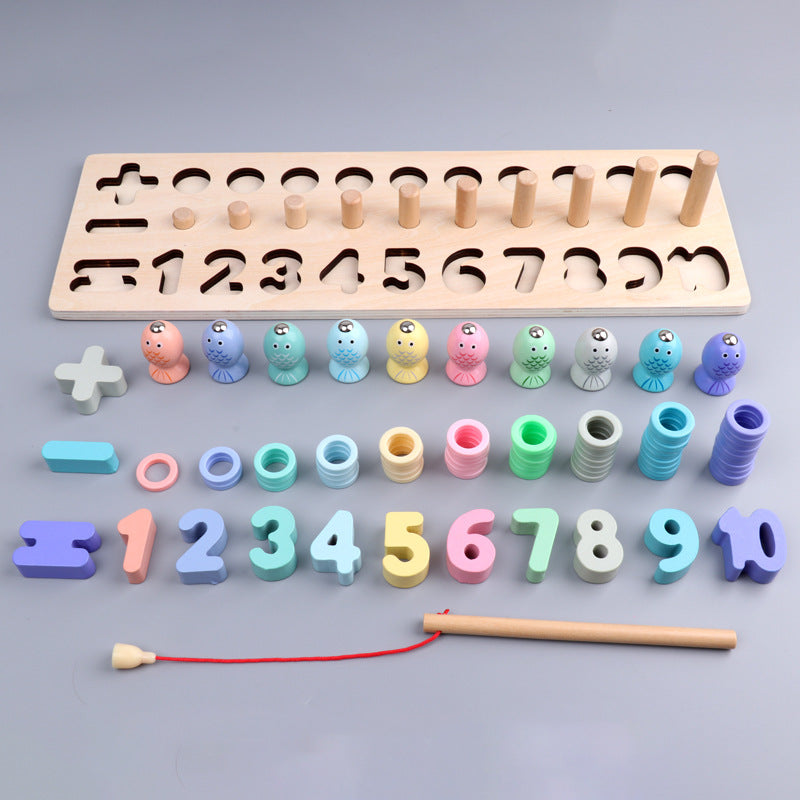 wooden number