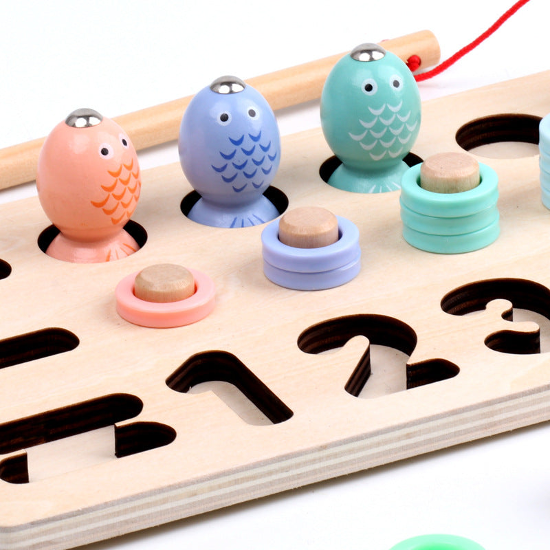 wooden number