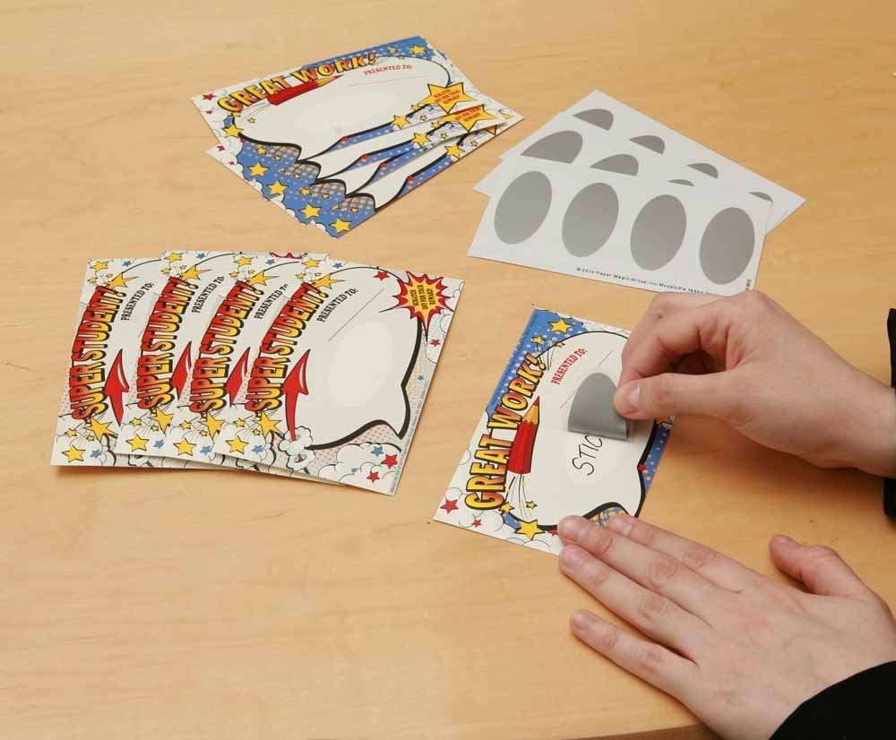 Super Student charts Scratch Off Student Awards, 24pc, 3.5'' W X 6'' H