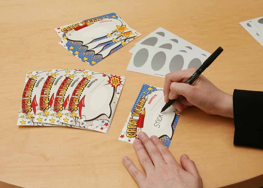 Super Student charts Scratch Off Student Awards, 24pc, 3.5'' W X 6'' H