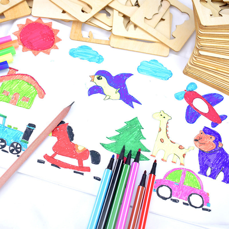 Doodle drawing coloring board
