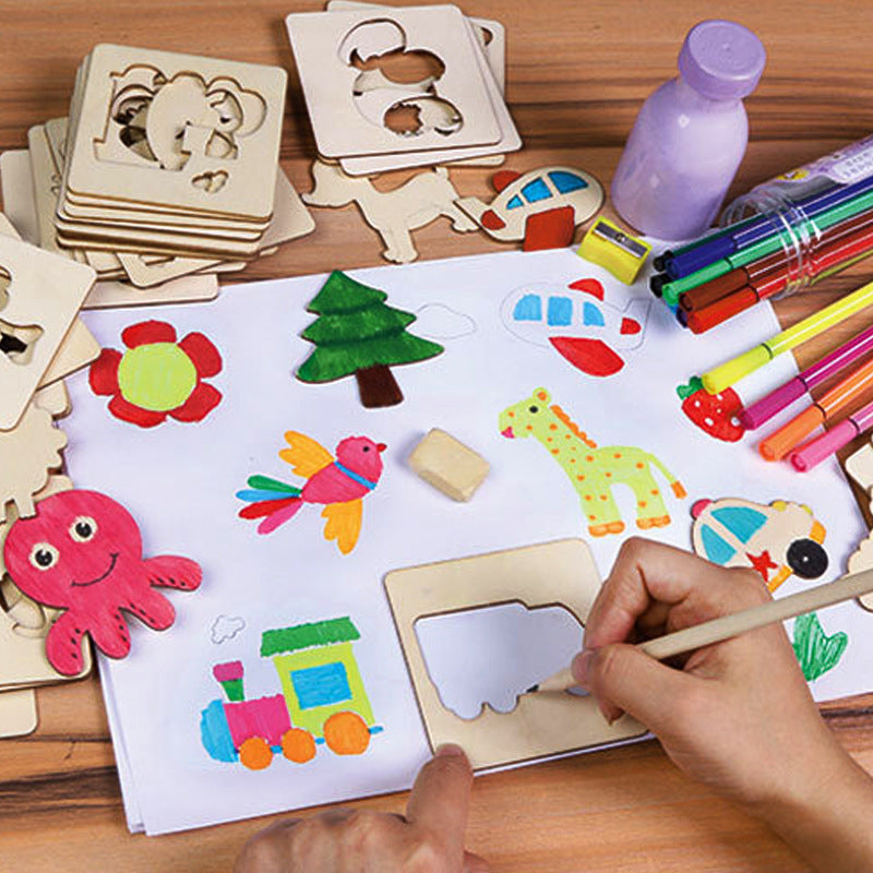 Doodle drawing coloring board