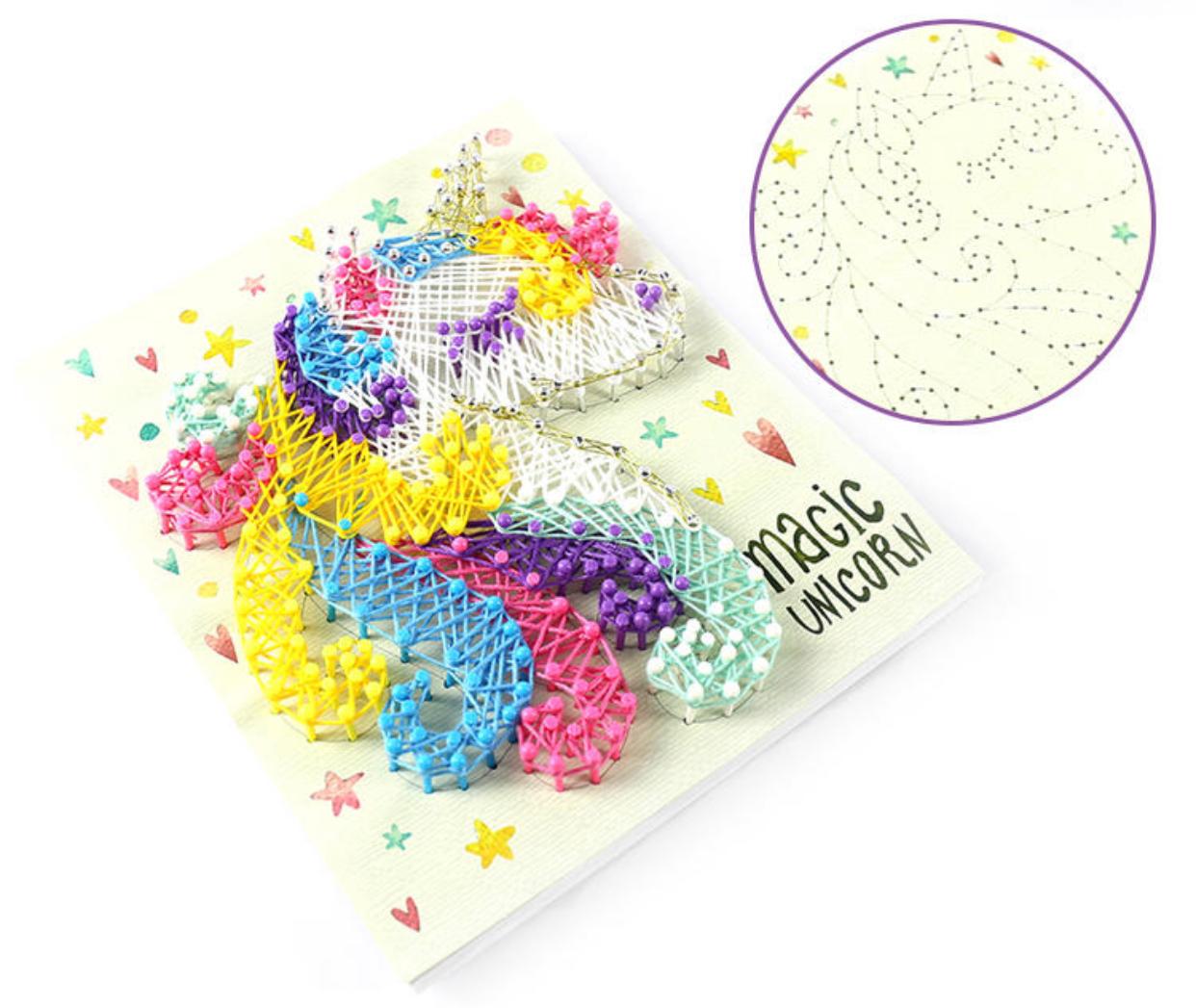 unicorn string art kit