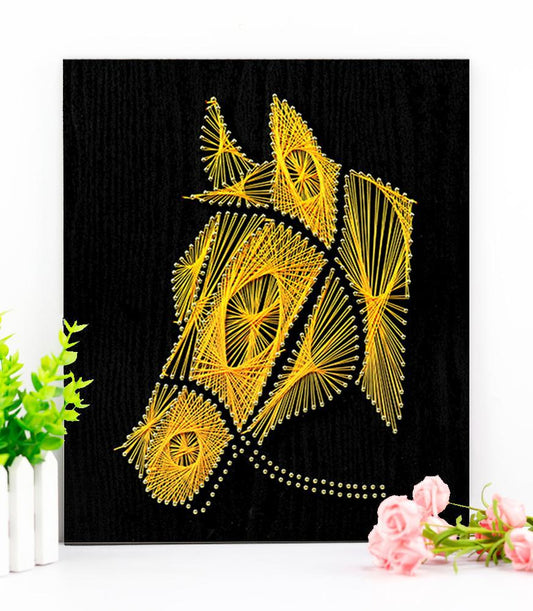 string art kit yellow