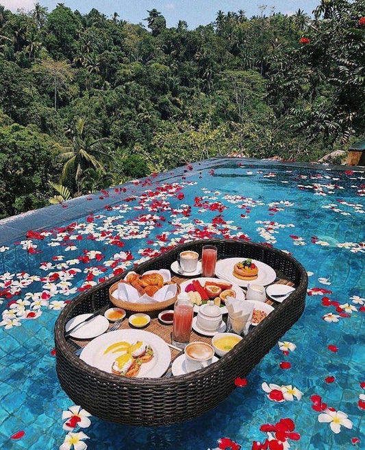pool tray oval shape