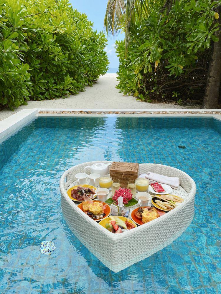 pool tray heart