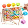 color &amp; ball wooden game