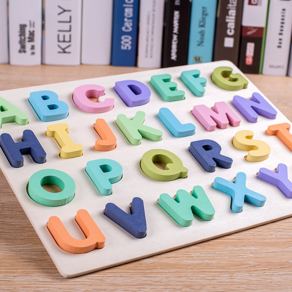 wooden alphabet