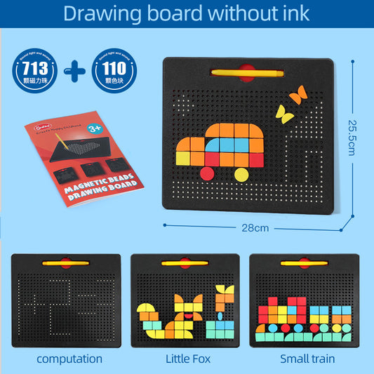 Magnetic drawing board toy