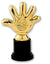Plastic Gold Trophies, High Five Trophy 1
