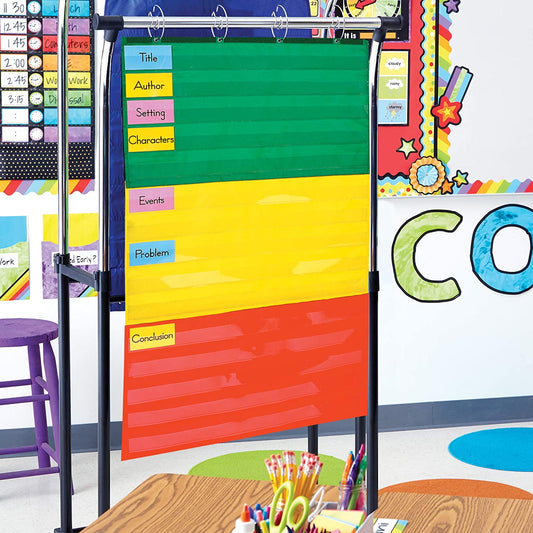 Adjustable Pocket Chart Multi-Purpose Educational