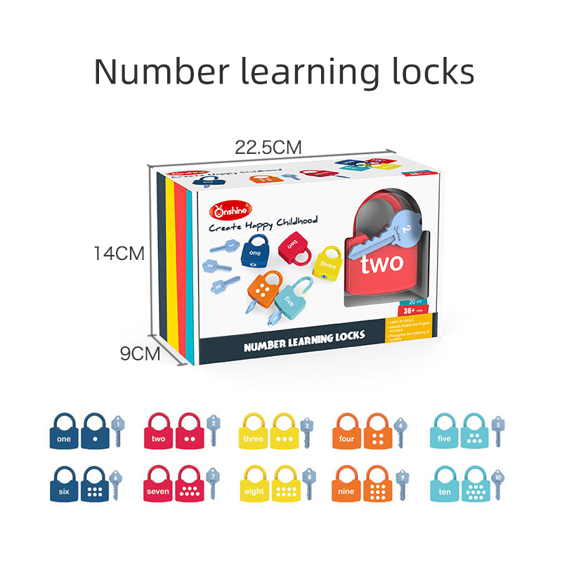 Number Learning Locks 1-10