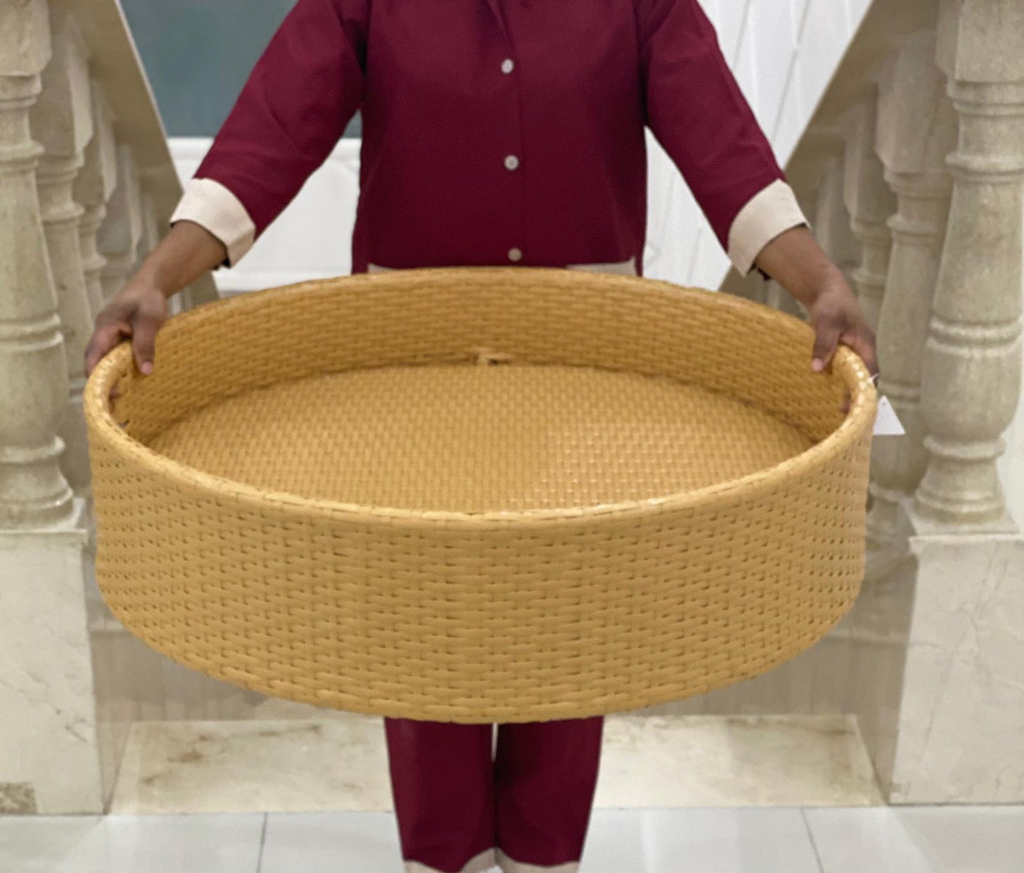 pool tray round
