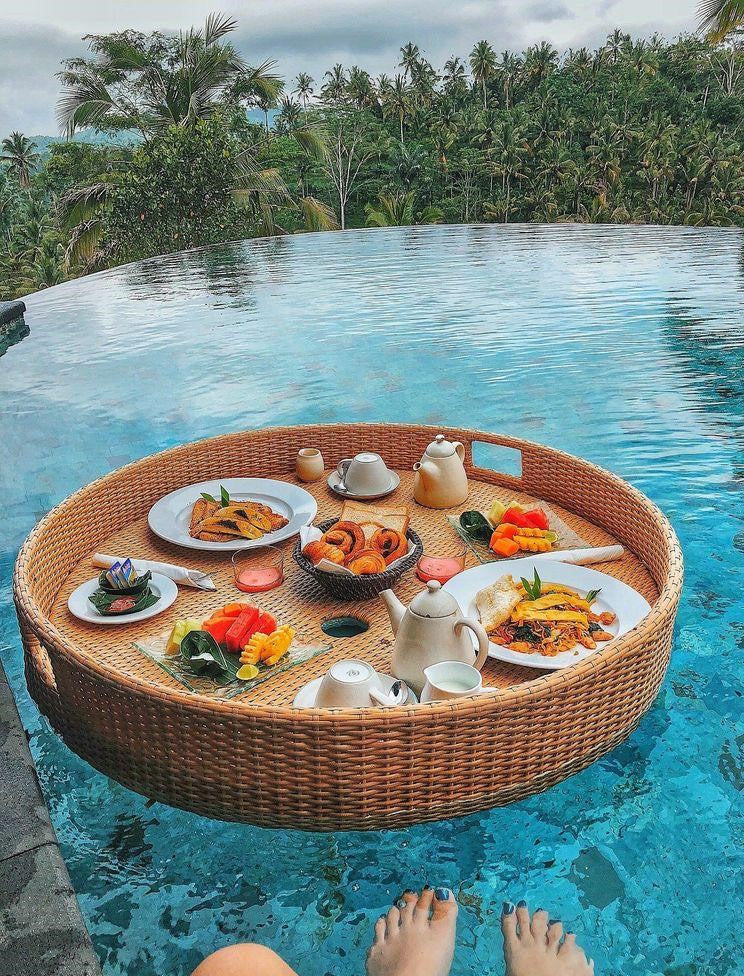 pool tray round