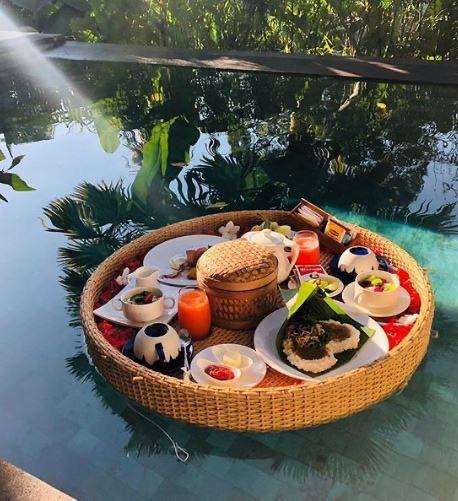 pool tray round