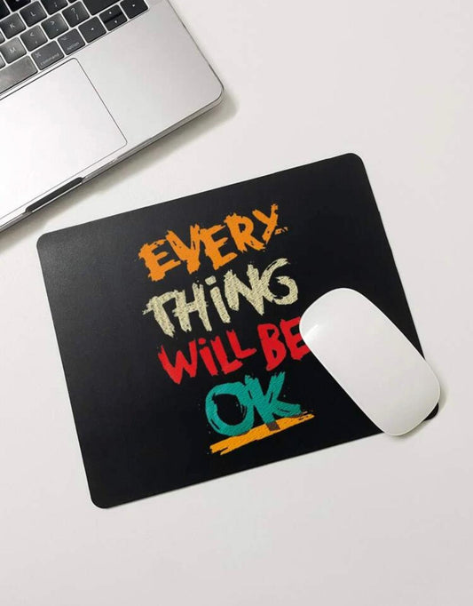 elec Letter Graphic Mouse Pad