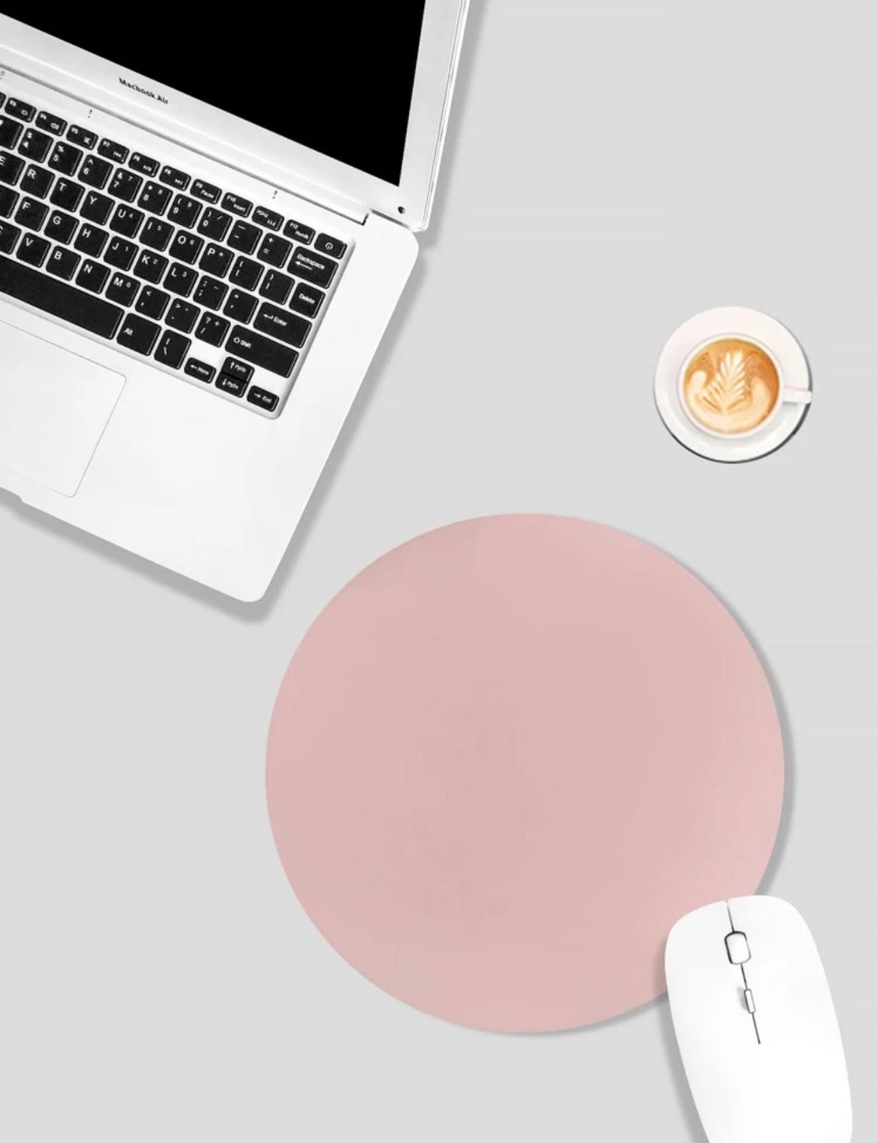 elec Plain Mouse Pad 2 pink