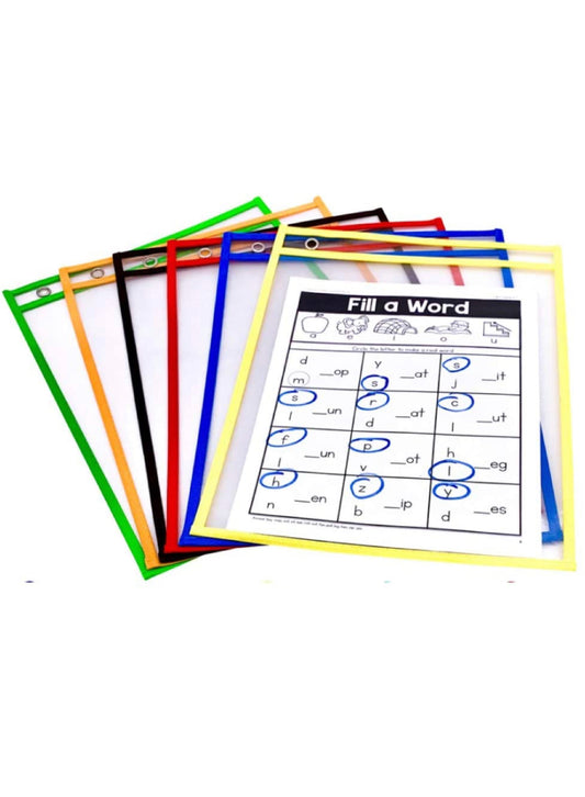 Pocket files set of 10